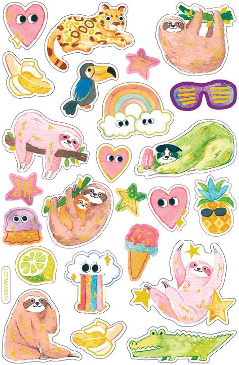 Produktbild Folia Epoxy-Sticker SUMMER, 10x15cm