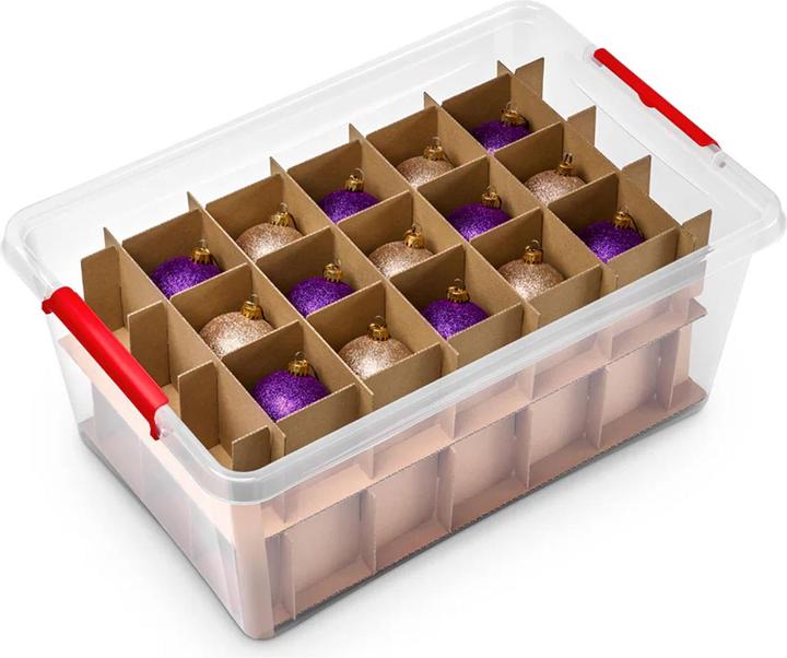 Produktbild Casativo Aufbewahrungsbox für Christbaumkugeln mit 30 Fächern (30-teilig)