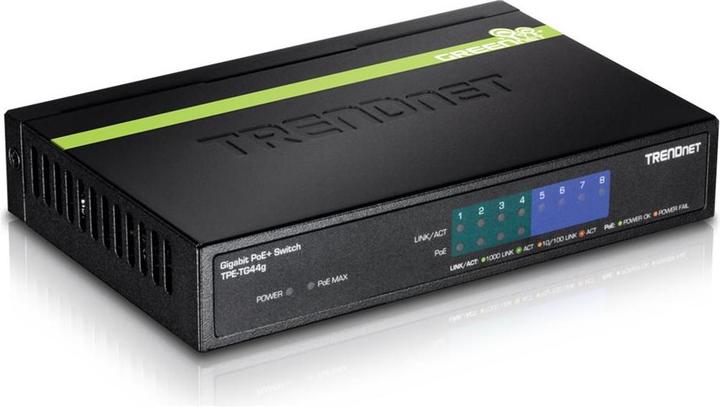 Actual product image Trendnet TPE-TG44G GREENnet PoE+ (8 ports)
