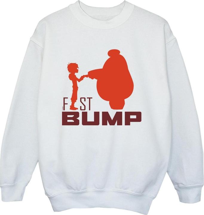 Actual product image Disney Boys Big Hero 6 Baymax Fist Bump Cutout Sweatshirt (116)