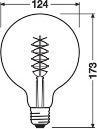 Produktbild Osram Led Classic Slim Filament Globe (E27, 7 W, 600 lm, 1 x, F)