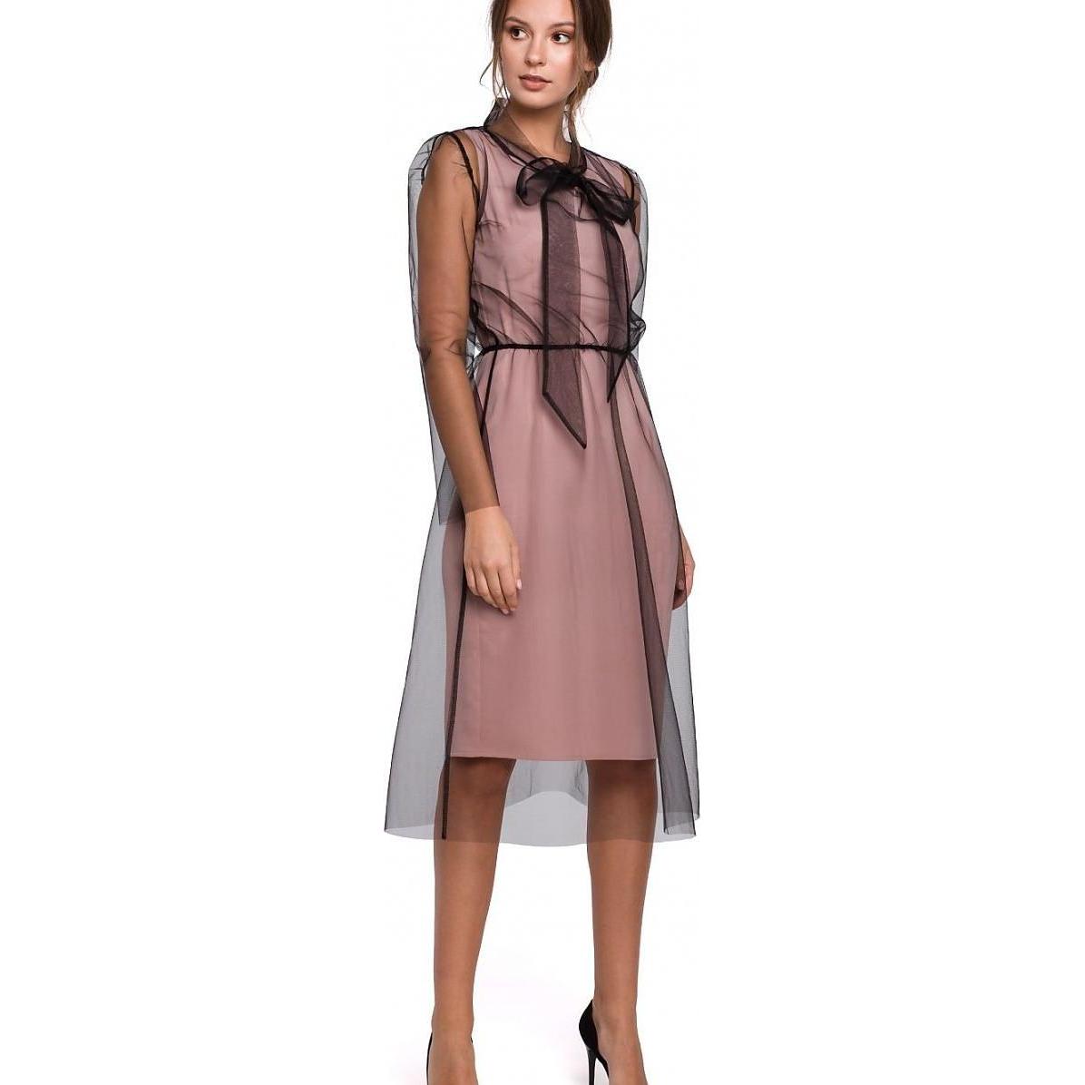 Makover, Kleider, Cocktailkleid, Rosa, (XXL)
