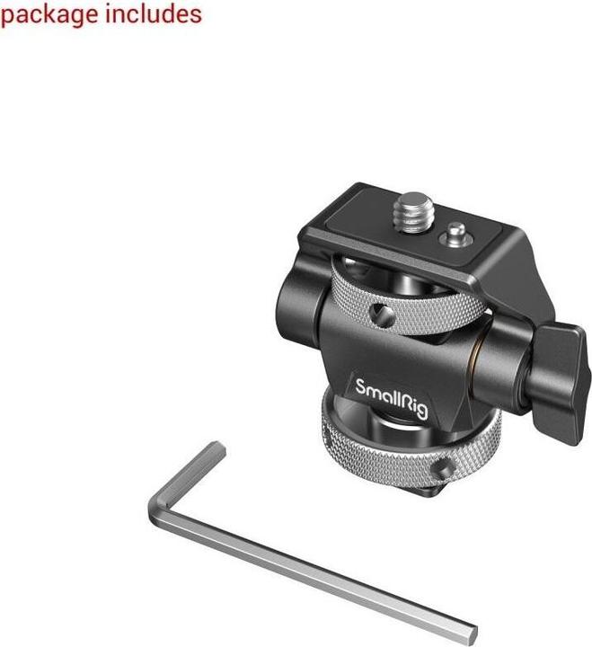 Image du produit SmallRig Support de moniteur pivotant et inclinable avec fixation par griffe froide (Accessoires pour moniteurs)