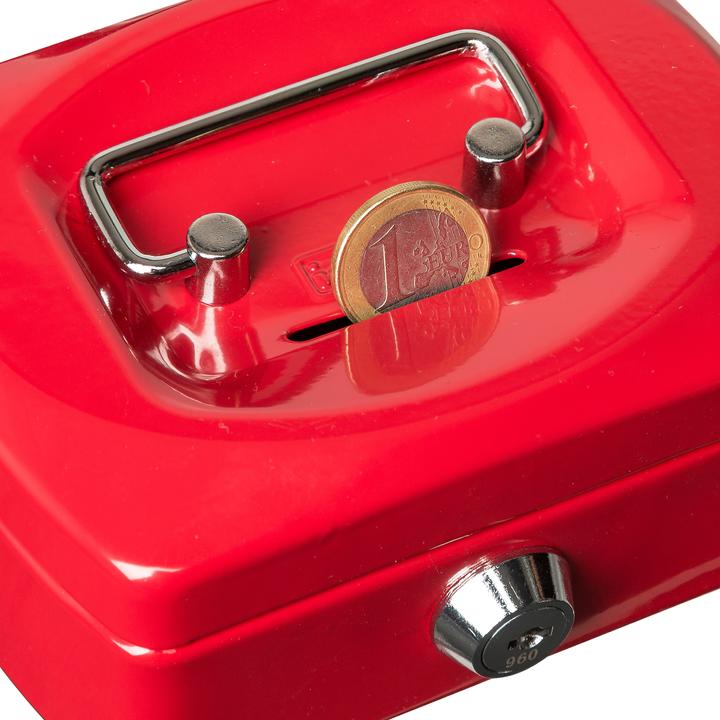 Productafbeelding Idena Geldkist Mini 125x95x60mm, rood