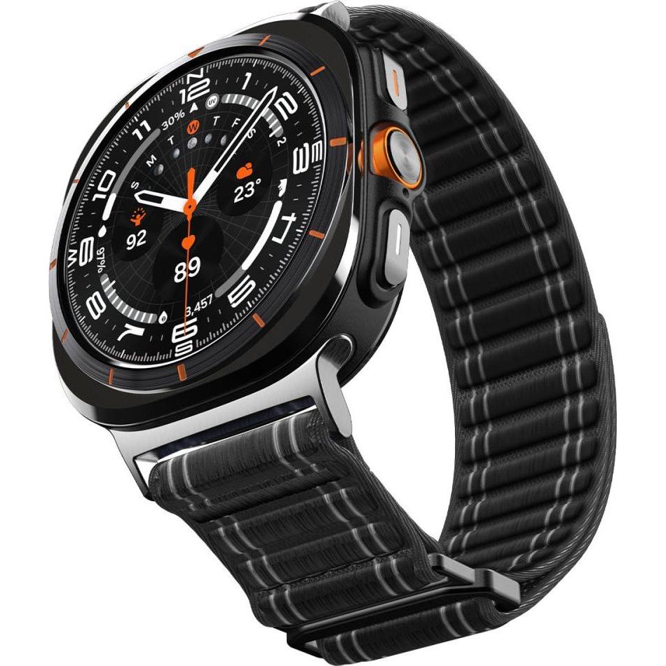 Spigen - WBF0 - Samsung Galaxy Watch Ultra 47mm - Black, Cinturini per orologi, Nero