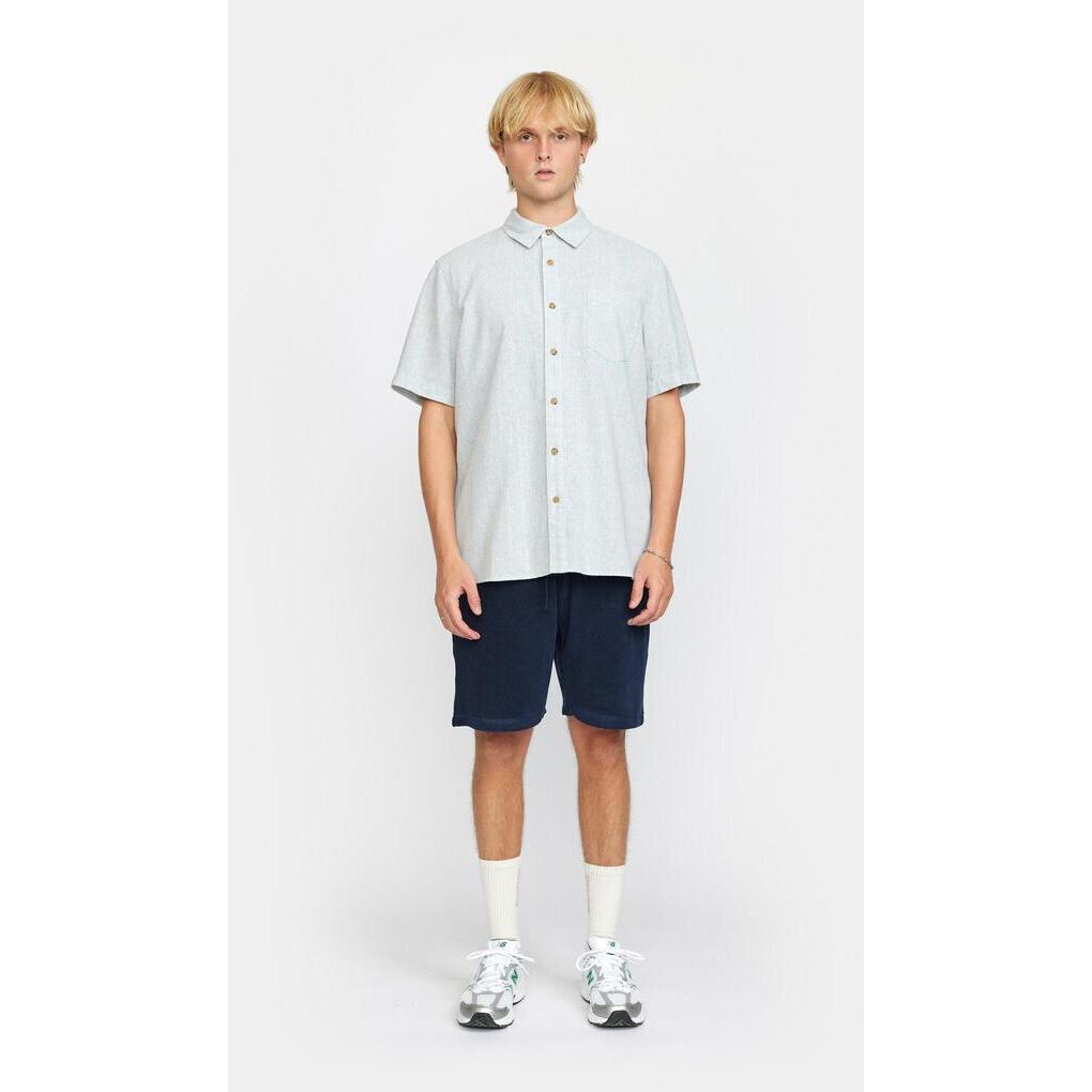 Thumbnail - Revolution, Herren, Hemd, hemd mit kurzen ärmeln loose, Blau, (XXL)