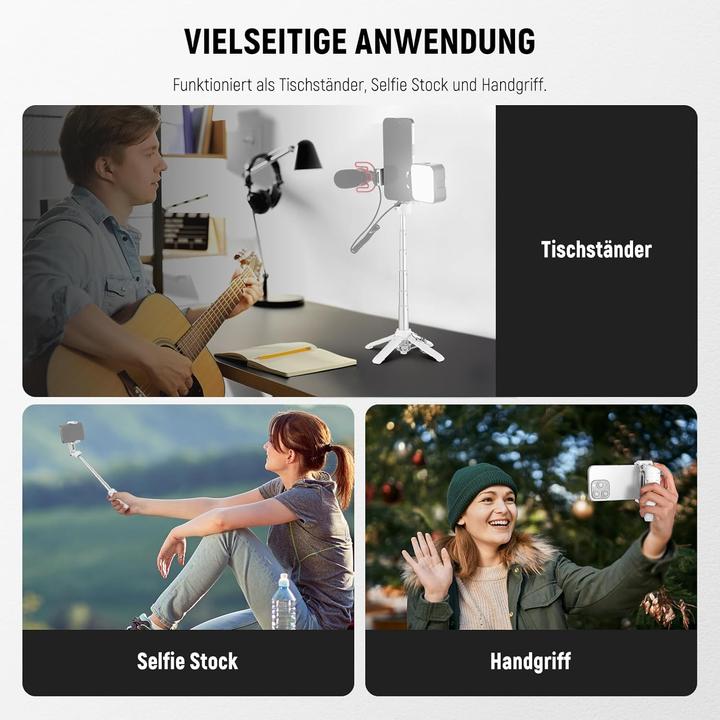 Actual product image Neewer P15 Basics Selfie Stick Tripod (Black)
