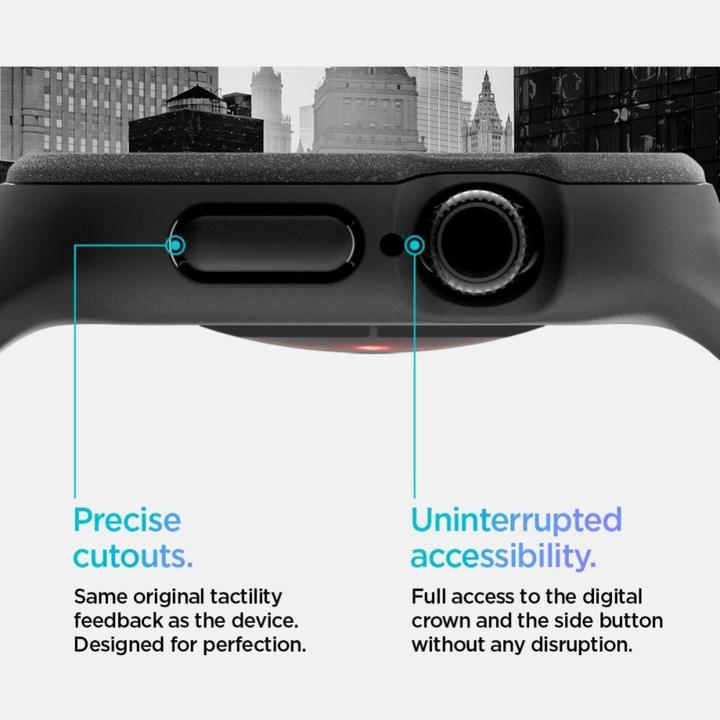 Actual product image Spigen - Caseology Vault - Apple Watch 10 42mm - Matte Black