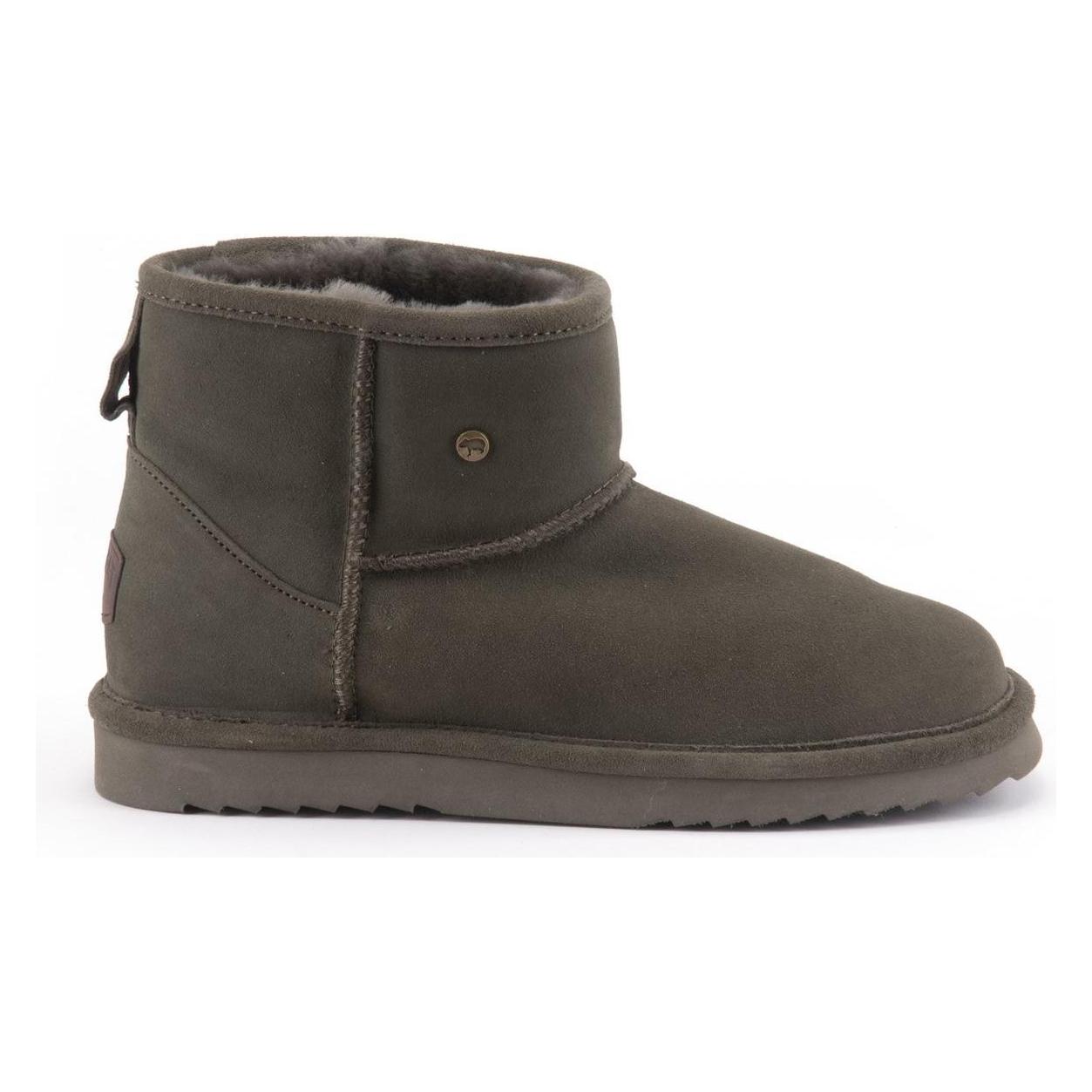 Warmbat, Vrouwen, Laarzen, Wallaby Women Suede Boot Dames Laarzen - Olijfgroen - Maat 38, Groen, (38)