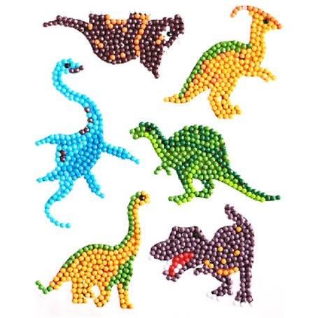 Pracht Diamond Painting Sticker Dinosaurier