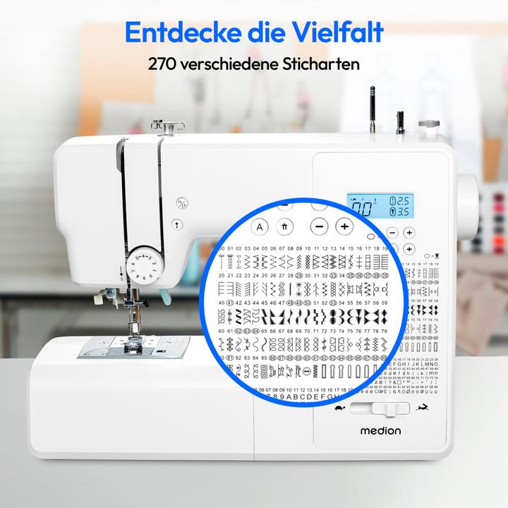 Image du produit Medion Machine à coudre numérique SD36 (MD11881)