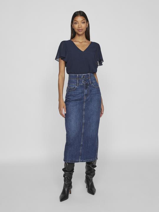 Image du produit Vila Top à manches courtes et décolleté en V (38)