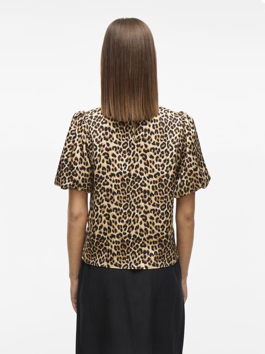 Image du produit Vila VIELLETTE Rundhals Oberteil mit kurzen Ärmeln (36)