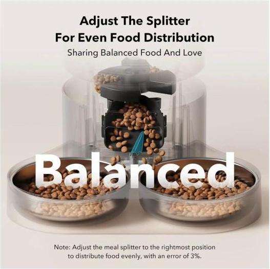 Immagine prodotto Petlibro Vassoio per alimenti doppio con fotocamera (5 l)