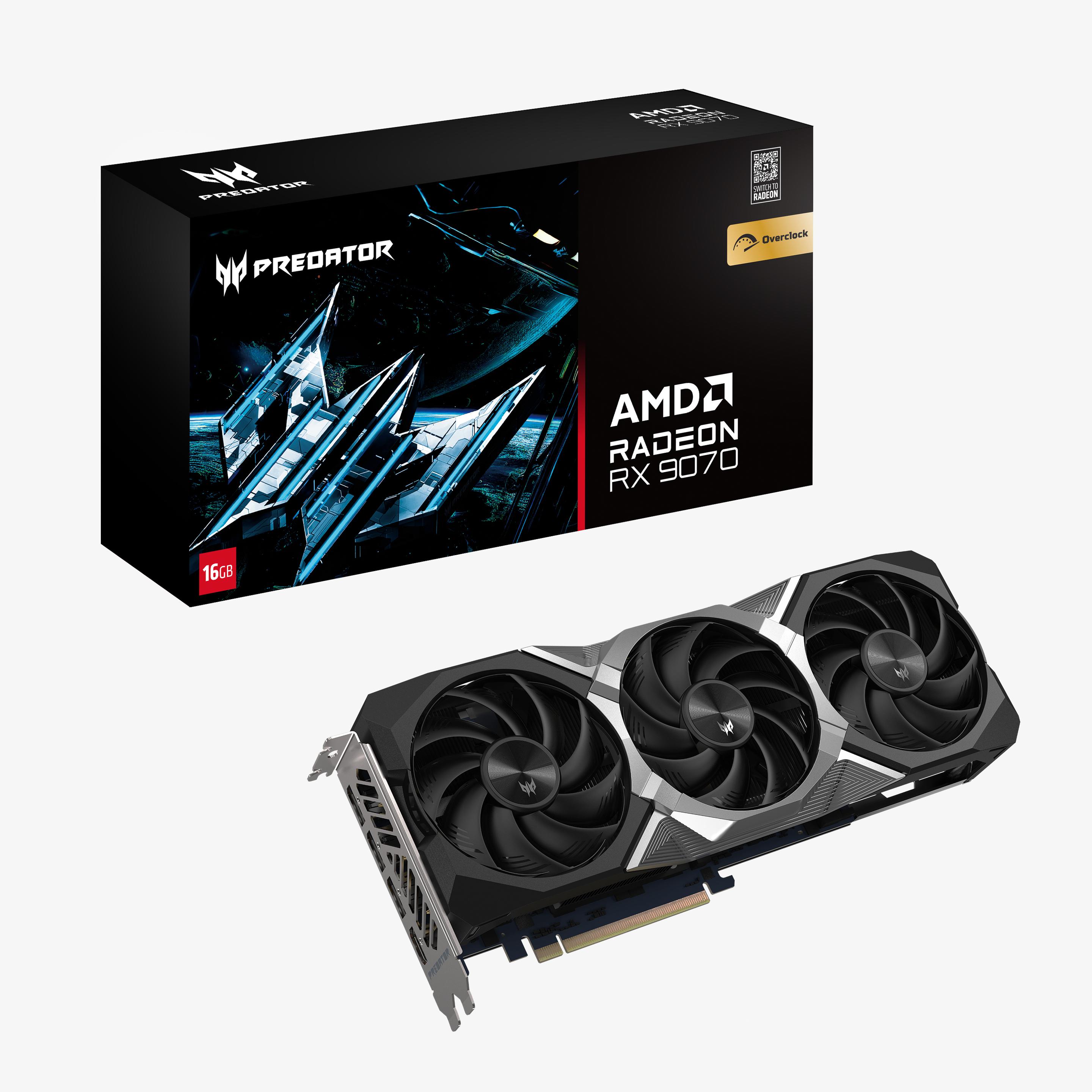 Acer Predator BiFrost Radeon RX 9070 OC (16 GB), Grafikkarte