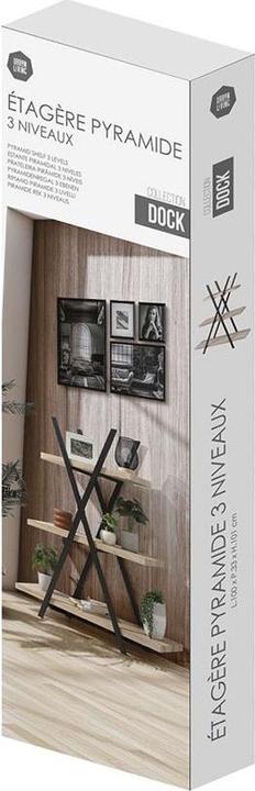 Actual product image Urban Living Pyramidenregal mit 3 Tablaren