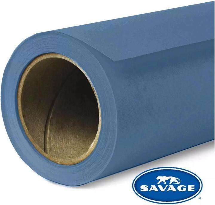 Actual product image Savage Background paper 2.72 x 11m Blue Jean (272 cm, 1100 cm)