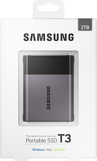 Produktbild Samsung Portable SSD T3 (2000 GB)