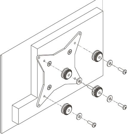 Actual product image Chief FSB4073 Accessories for monitor holder