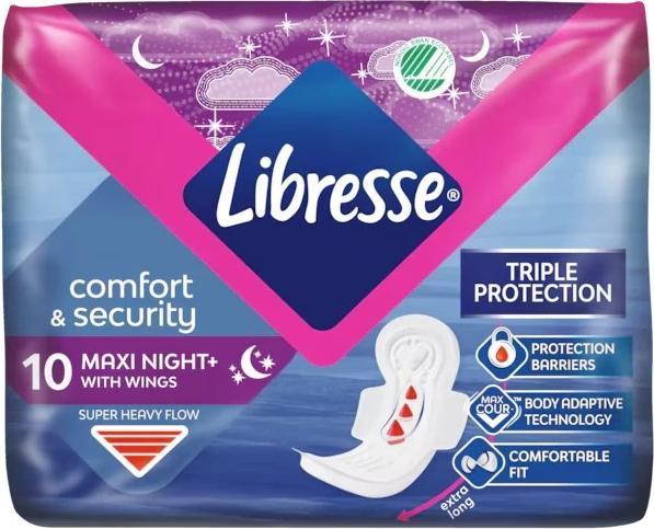 Produktbild Libresse Damenbinden Maxi Goodnight Wing 10 Stk. (10x)