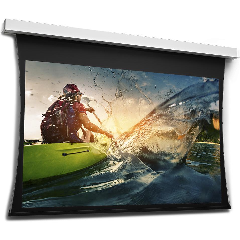 Projecta Tensioned DescenderPro Projektionsleinwand (103.9 Zoll) (103.90", 16:9), Leinwand, Silber