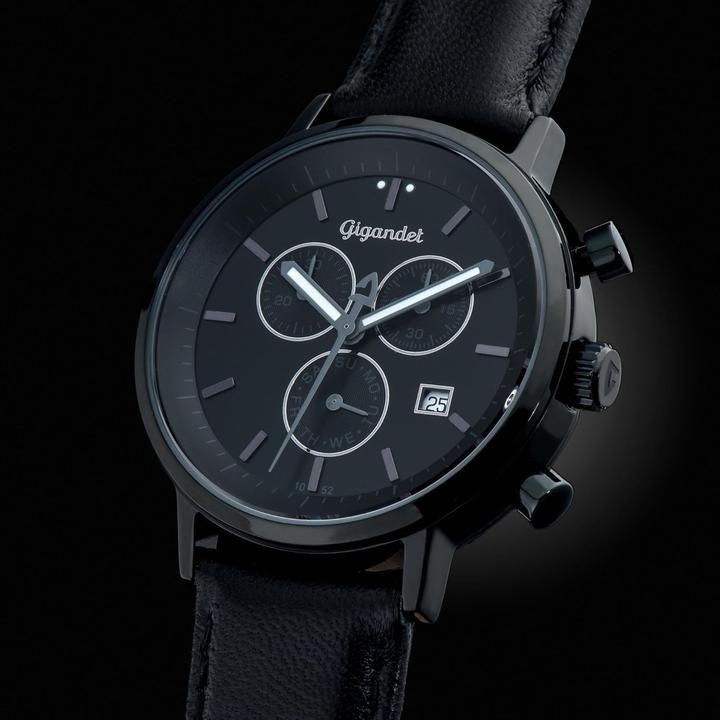 Produktbild Gigandet Klassische Herrenchronograph mit Datum, Wochentag und 5 ATM Wasserdichtigkeit (Analoguhr, Chronograph)