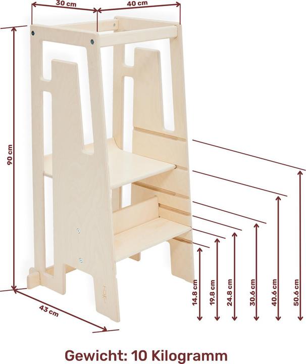 Image du produit Tuki Lernturm (50 x 43 x 90 cm)