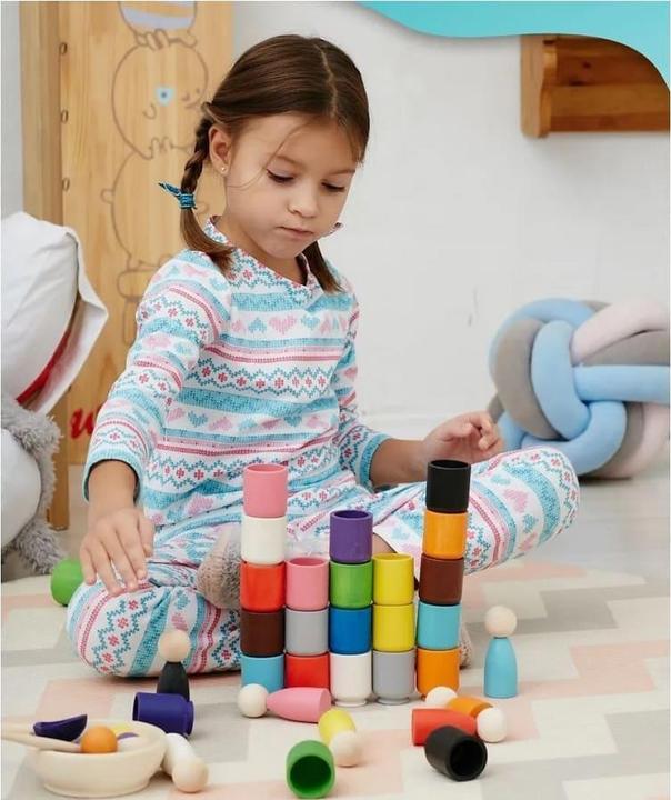 Actual product image Activity Board Waldorf wooden toys handmade