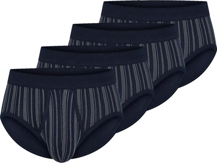 Actual product image Schiesser 4-pack Original Classics fine-rib sports briefs with Eingriff (L, pack of 4)