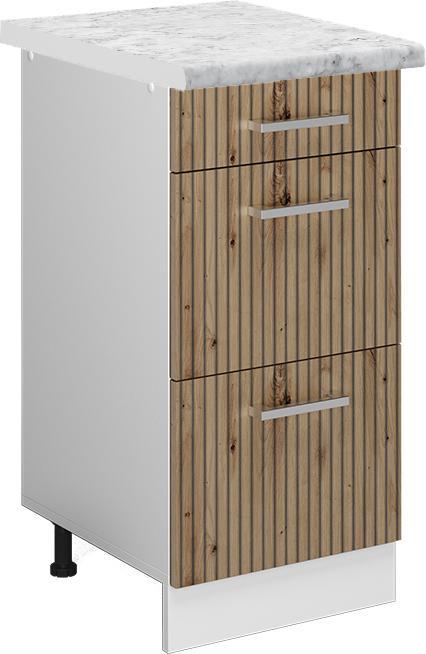 Artisan Eiche, Marble-Weiss, Weiss