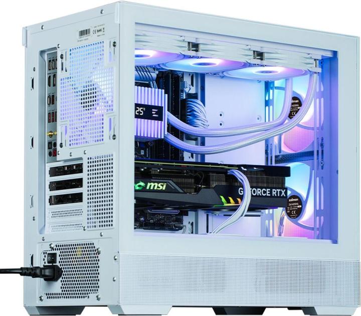 Produktbild Zalman P30 AIR White, ARGB Fan x3 (Mini-ITX, mATX)