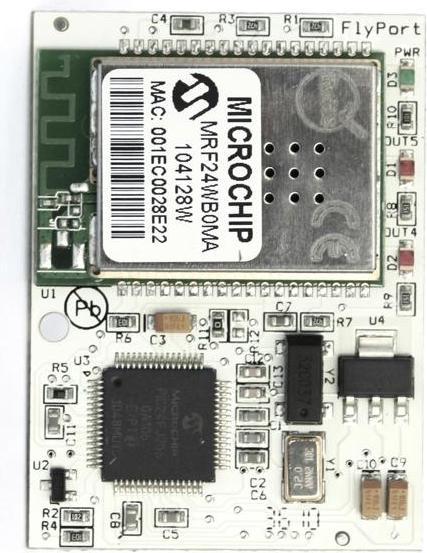 Actual product image OpenPicus FLYPORT WI-FI W/ UFL CONNECTOR - FLYPORT Wi-Fi with uFL connector