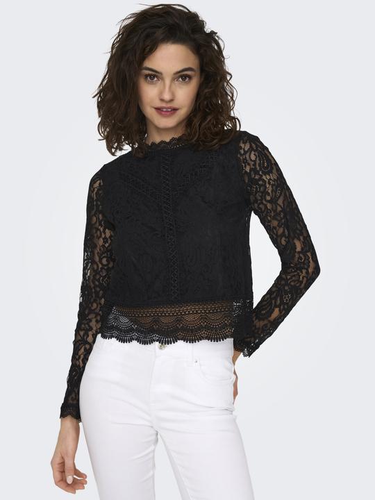 Image du produit Only Haut en dentelle avec manches longues (XL)