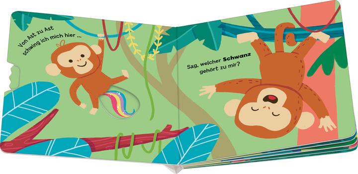 Actual product image Ravensburger What's that wagging? Playbook from 18 months, Picture book, Cardboard picture book (German)