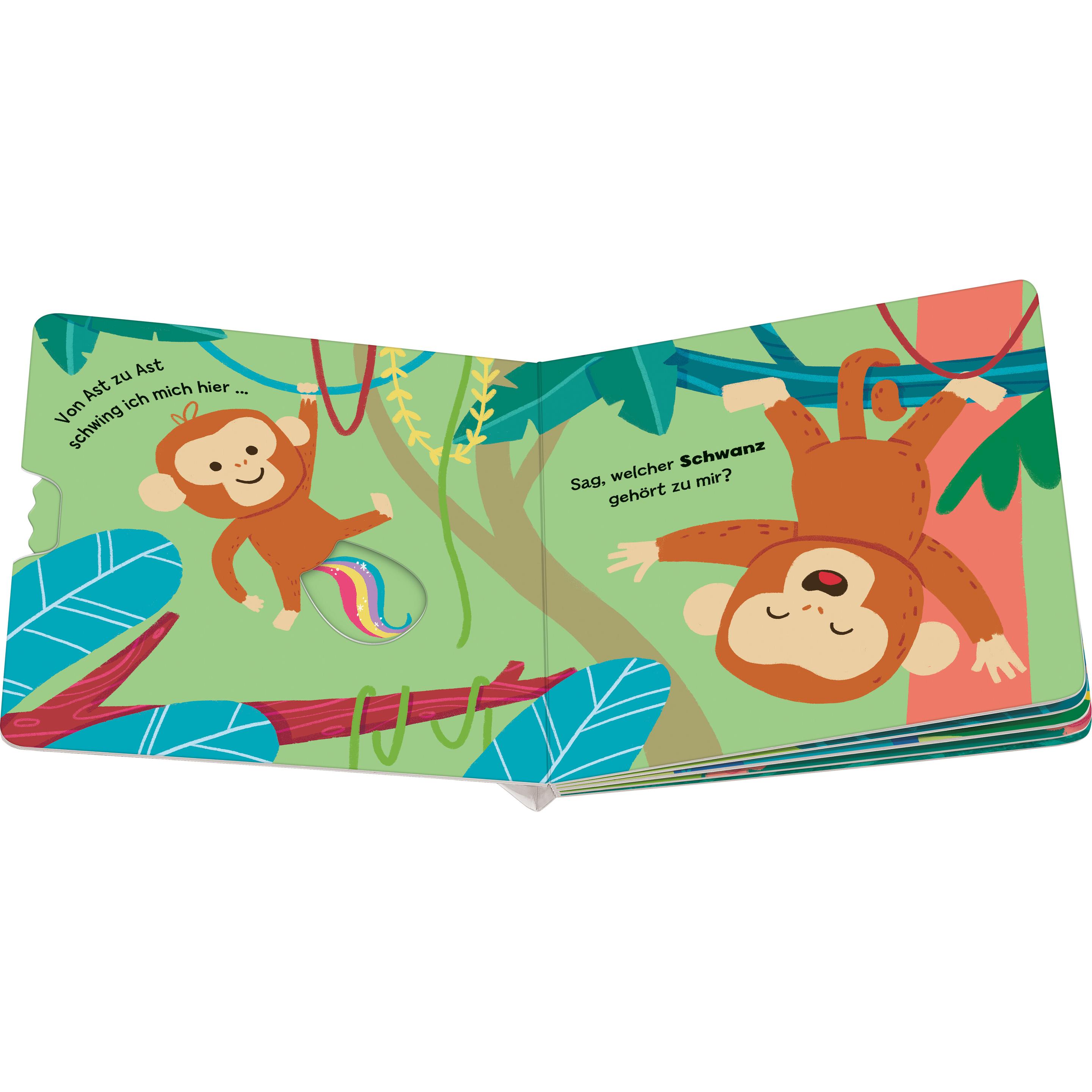 Ravensburger, Babybücher, Was wedelt da? Spielbuch ab 18 Monaten, Bilderbuch, Pappbilderbuch (Deutsch)