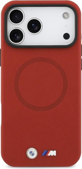 Produktbild BMW M FW Metal Logo MagSafe Case for iPhone 17 Pro Max Red
