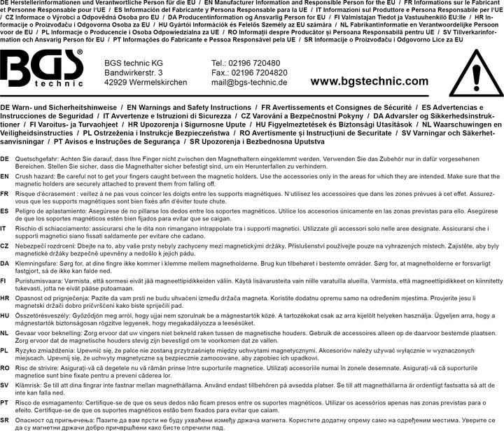 Produktbild BGS Magnet-Ablagen-Satz