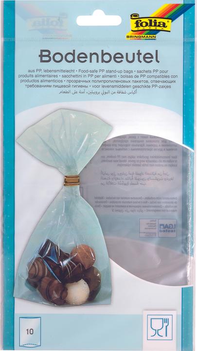 Actual product image Magni 482 - Bottom bag without print, approx. 14.5 x 23.5 cm, 10 pieces - for individual packaging of K (Gift bag, 10 x)