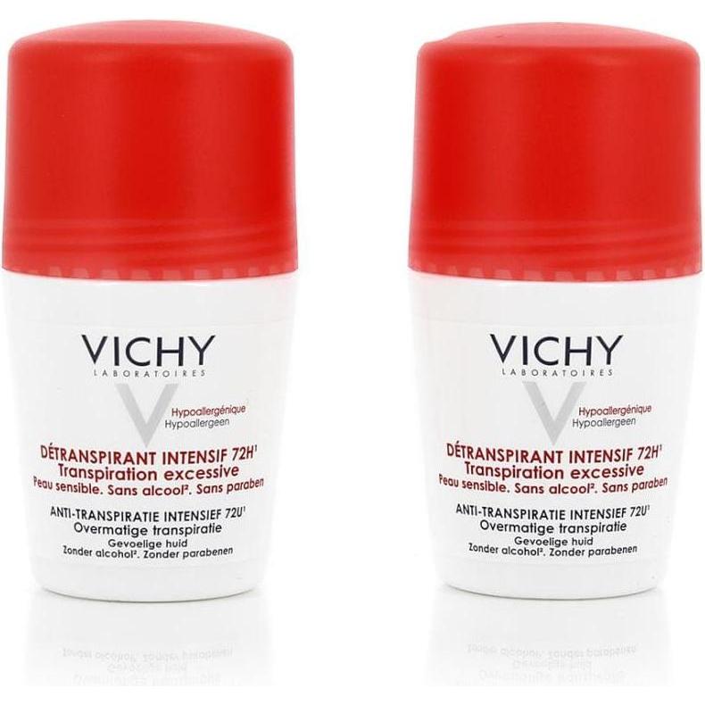 Vichy, Deodorante, Set Di 2 Deodoranti (Roll-On, 100 Ml)
