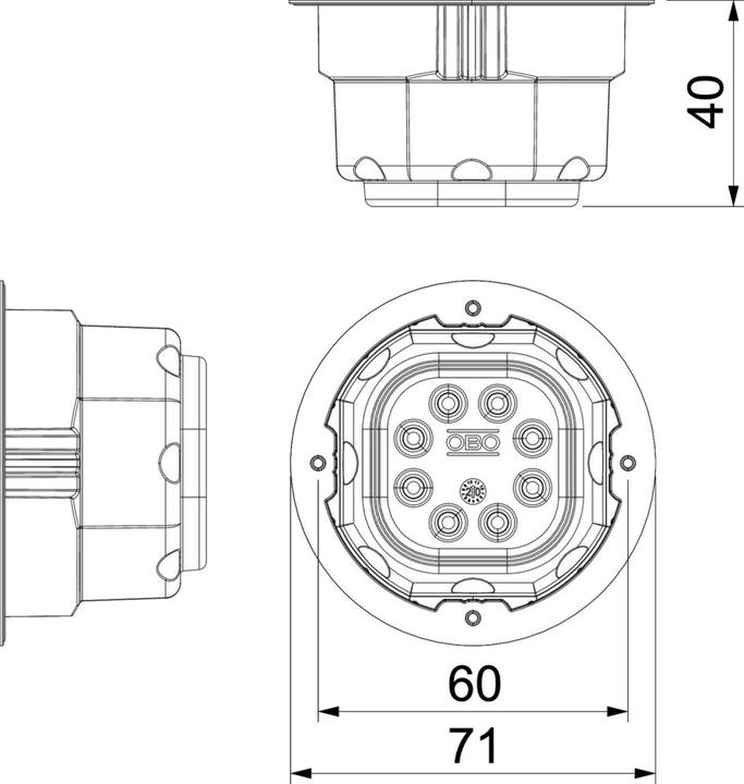 Image du produit OBO Bettermann Insert d'étanchéité (10x)