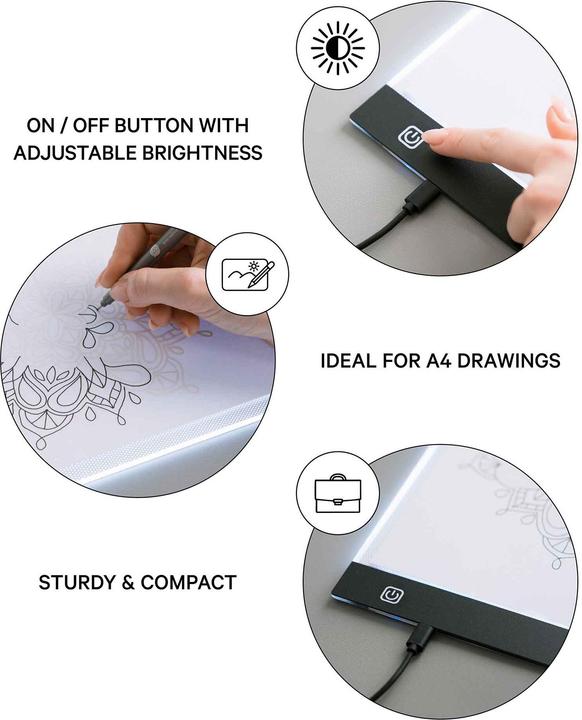 Produktbild I Am Creative LED Zeichenbrett (34 x 25 cm)