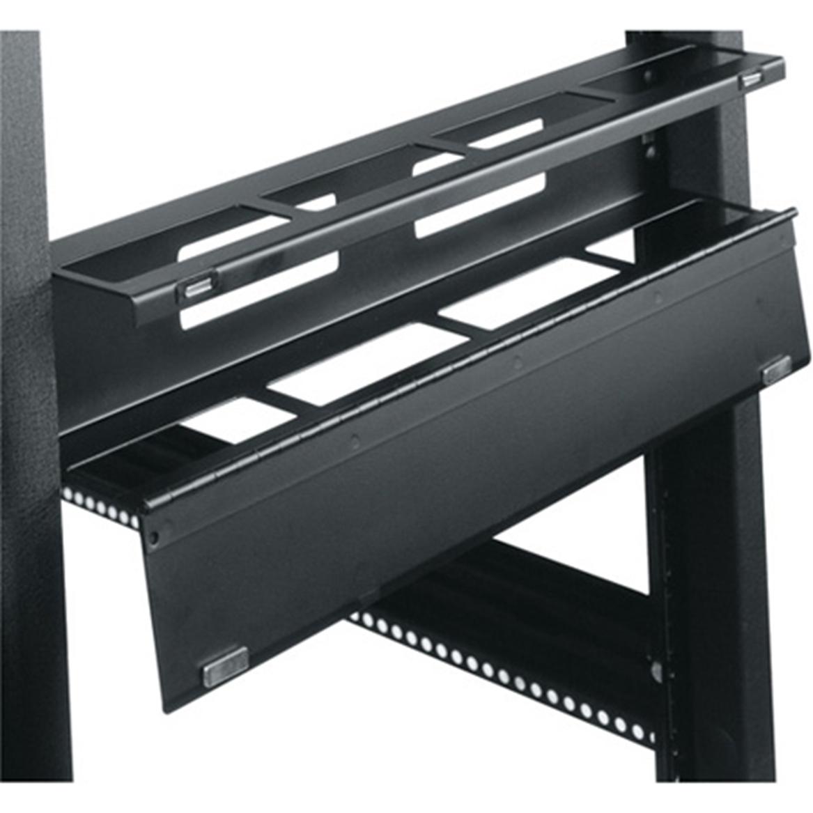 Middle Atlantic HHCM-2 Rack Zubehör Kabelmanagementtafel, Serverschrank Zubehör, Schwarz