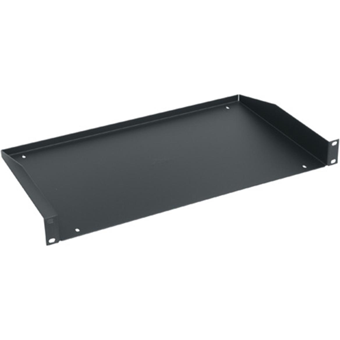 Middle Atlantic U1 Rack Zubehör Regalboden, Serverschrank Zubehör, Schwarz