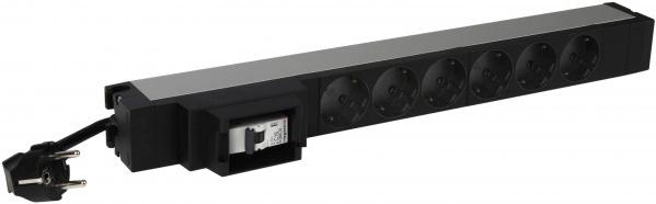 Legrand 646831 Stromverteilereinheit (PDU) 6 AC-Ausgänge 1U
