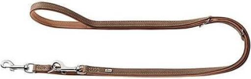 Image du produit Hunter Laisse de présentation en cuir Porto tabac/cognac long large (M, Chien, Sport canin)