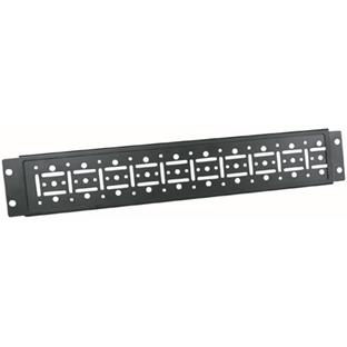 Middle Atlantic LBFR-1626-T Rack Zubehör Kabelabdeckleiste, Serverschrank Zubehör, Schwarz