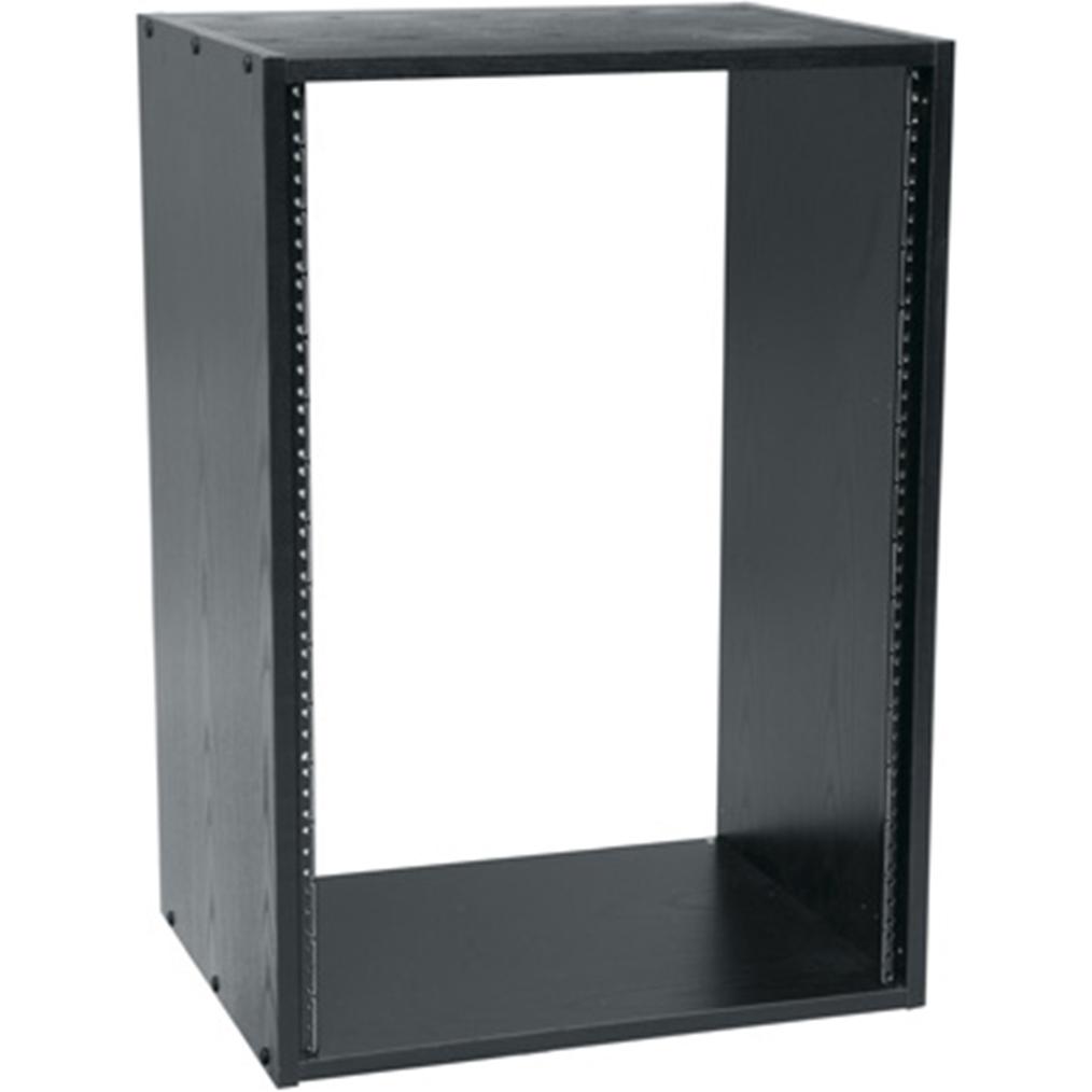 Middle Atlantic BRK14 Rack 14U Freistehendes Gestell (14 HE, 19 Zoll Rack), Serverschrank, Schwarz