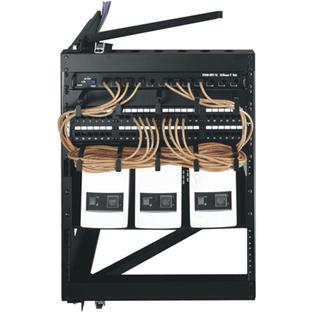 Thumbnail - Middle Atlantic SFR-12-12 Rack 12U Wandmontiertes Regal (12 HE), Serverschrank, Schwarz