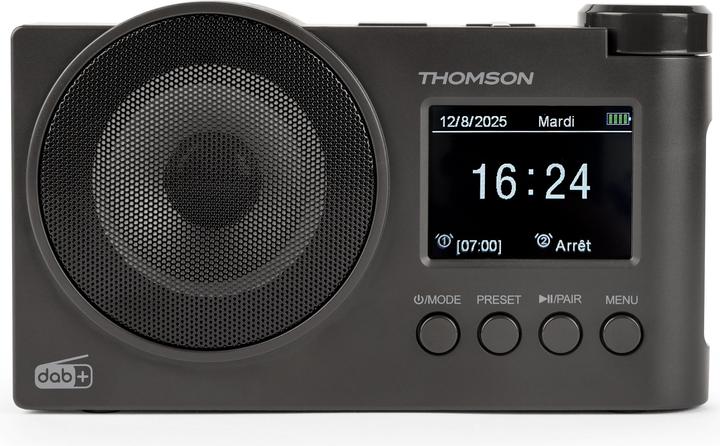 Actual product image Thomson RT400DAB DAB+ / FM Radio / BT - Black (DAB+, FM, Bluetooth)