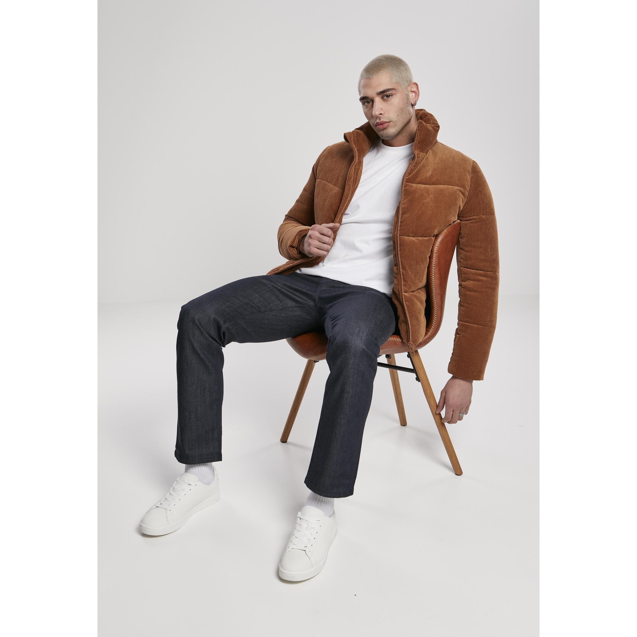 Thumbnail - Urban Classics, Herren, Jacke, Boxy Corduroy Puffer Jacket (M), Braun, M